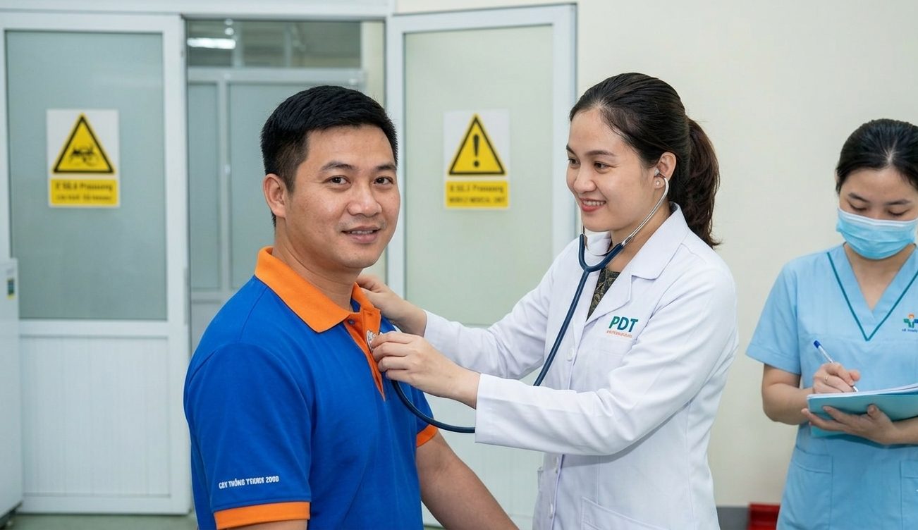 Đội ngũ bác sĩ khám lâm sàng chuyên nghiệp tại PDT