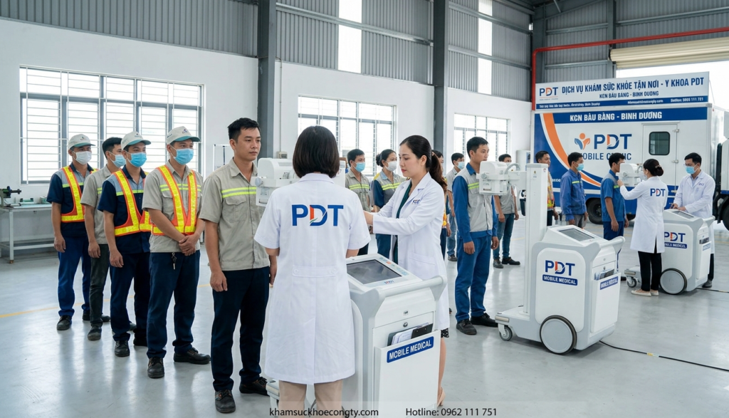 Khám sức khỏe công ty tại Bàu Bàng